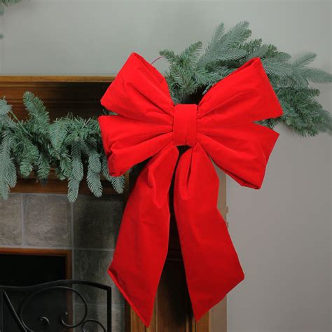 dark red christmas bows|10 red outdoor christmas bows.